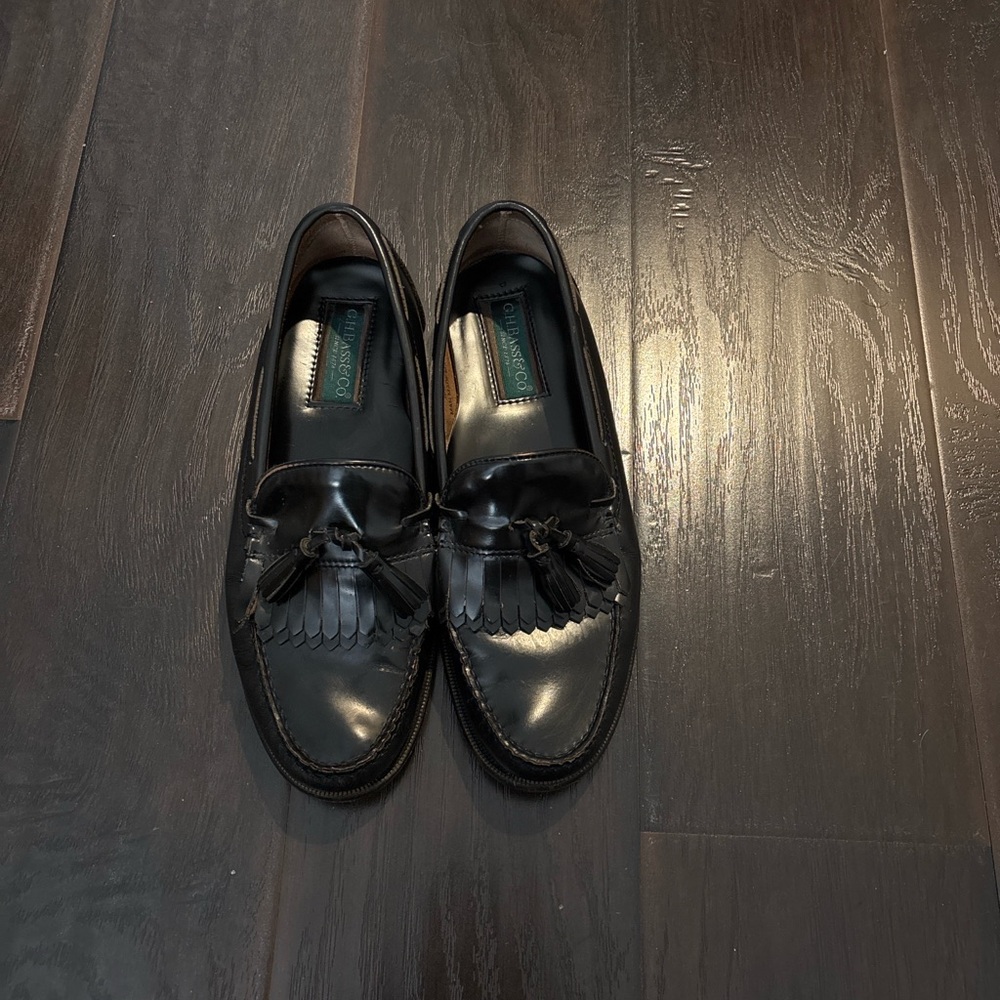 G.H. Bass & Co. Black Tassel Loafers